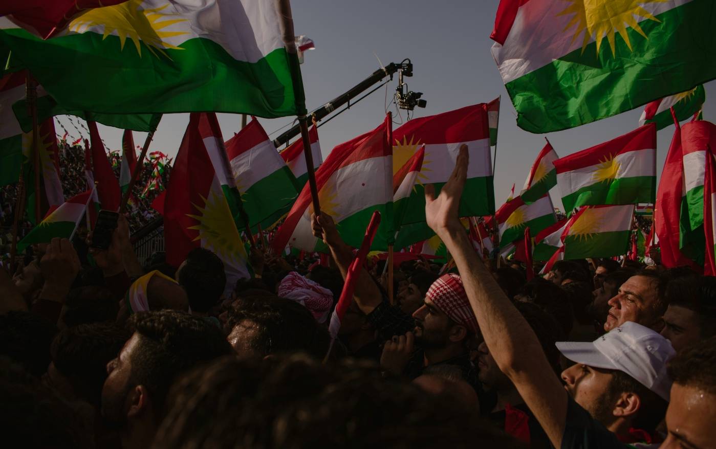 Kurdisk demonstration. Foto Unsplash